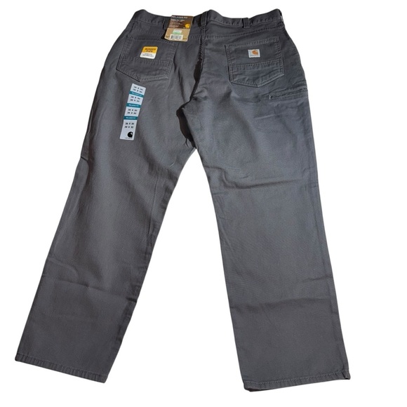 Carhartt Rugged Flex Rigby 5 Pocket Cargo Jean Size 38x30 Relaxed Fit Gray New - Picture 3 of 13